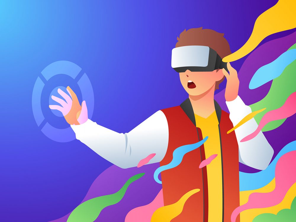 Metaverse Free Vector Illustration