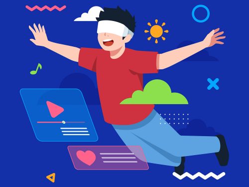 Metaverse Free Vector Illustration