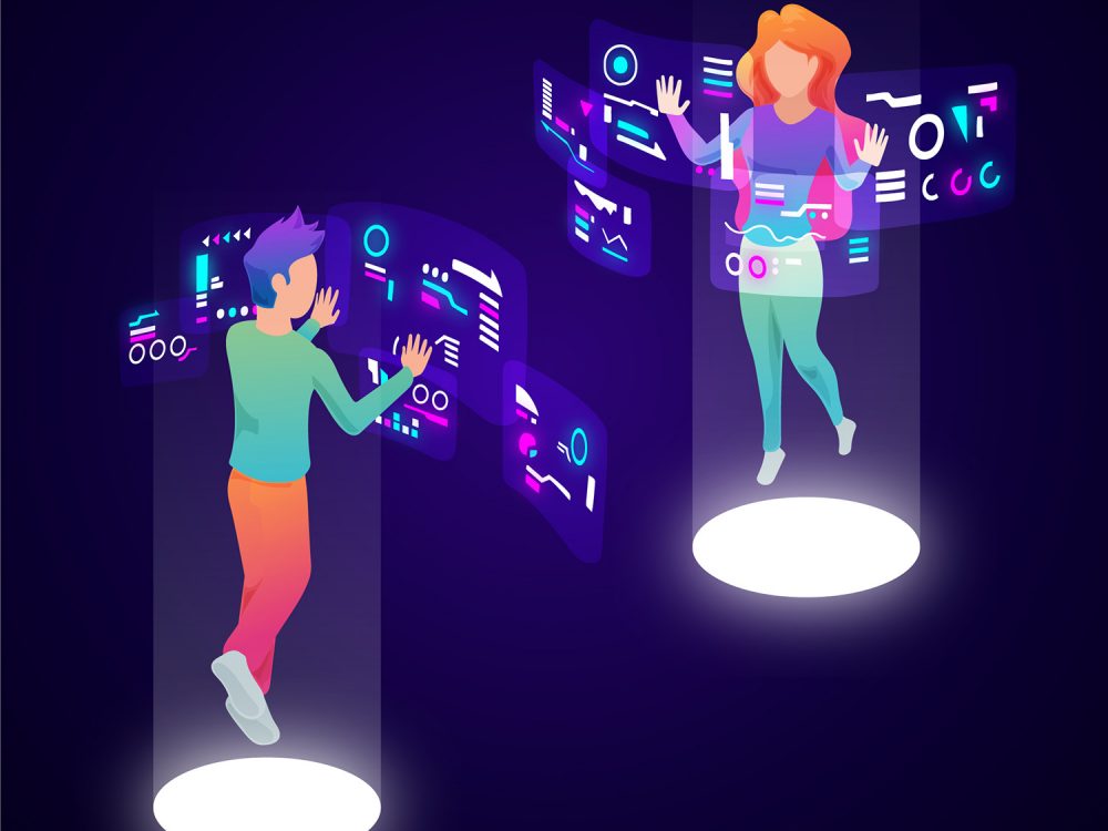 Metaverse Free Vector Illustration