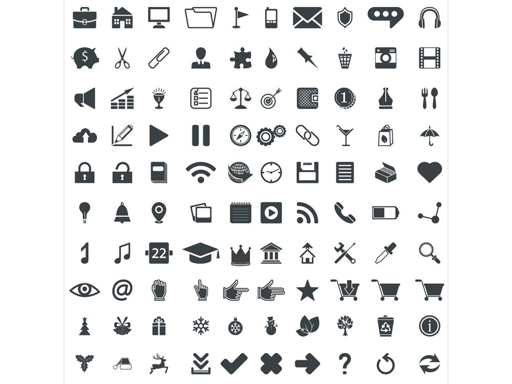 Mixed Business Science Education Icons