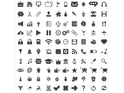 Mixed Business Science Education Icons