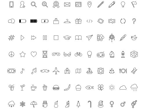 Mixed Weather and Travel Vector Icons