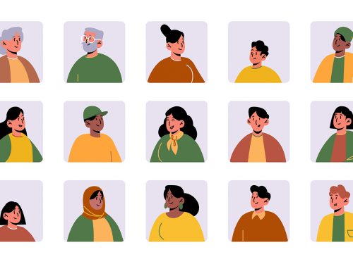 People Avatars Vector Free Icon Set