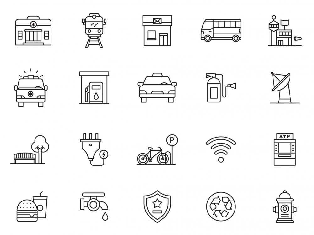 Public Service Free Vector Icons