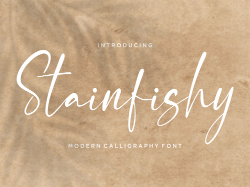 Stainfishy Free Font