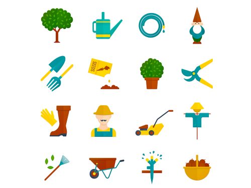 Vegetable Garden Free Vector Icons