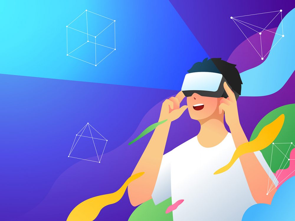 Virtual Reality Concept Illustration