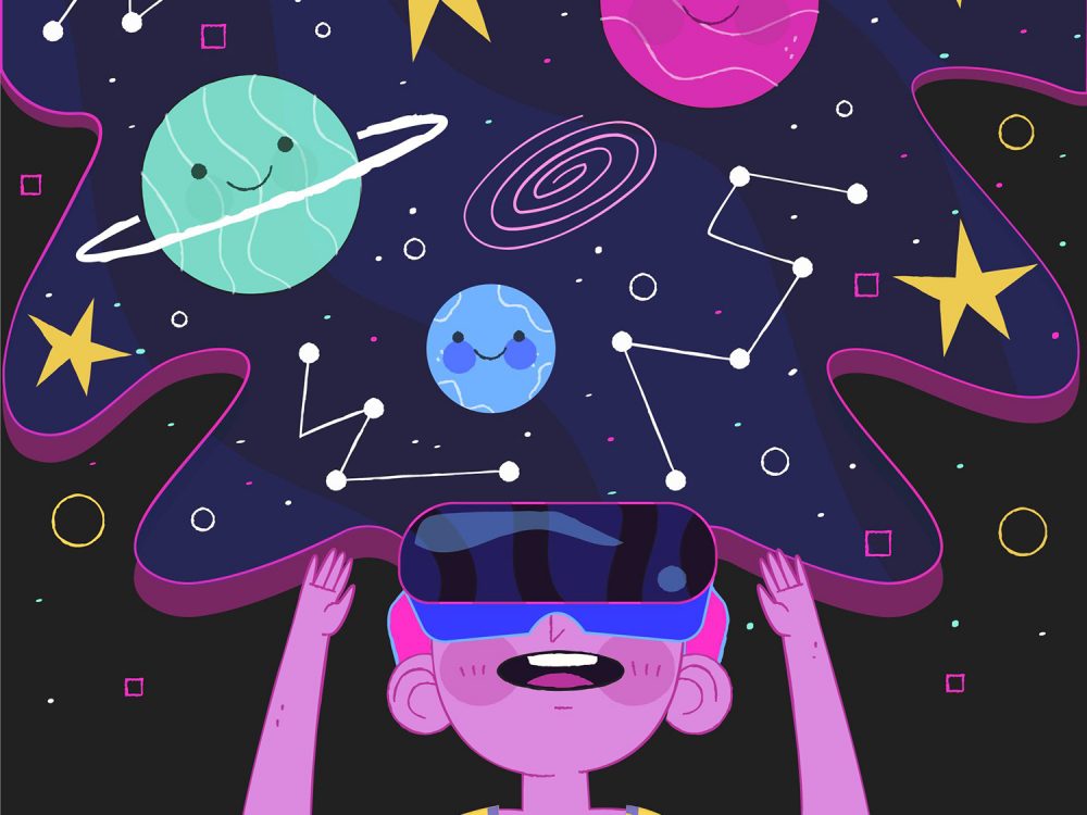 Virtual Reality Concept Illustration