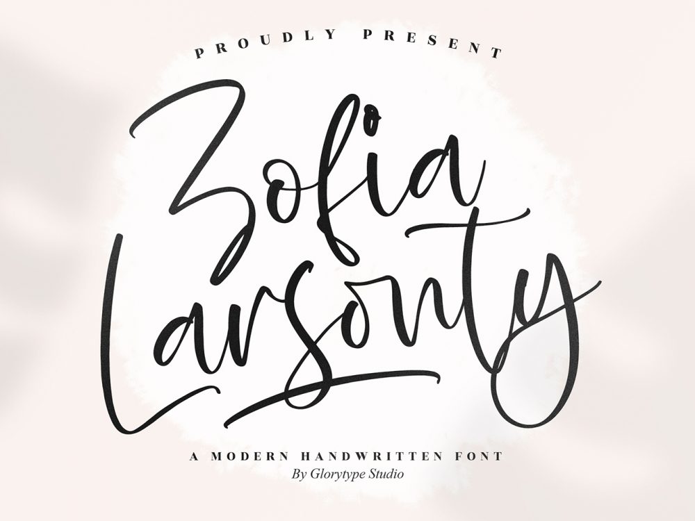 Zofia Larsonty Free Font