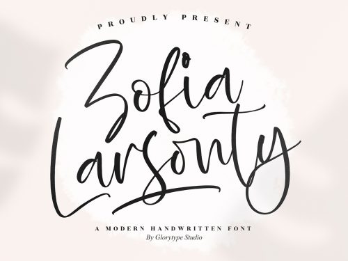 Zofia Larsonty Free Font