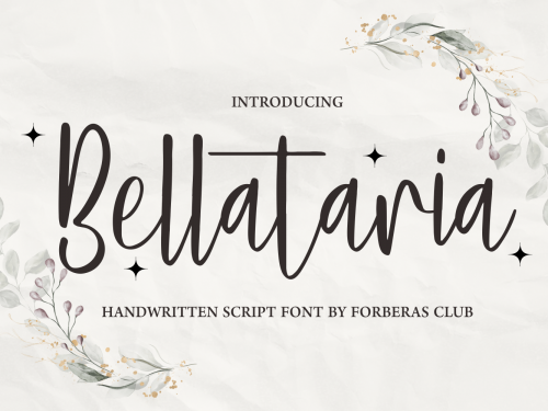 Bellataria Free Font