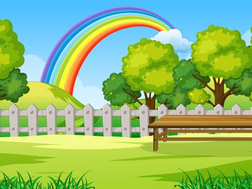 Blank Nature Park Landscape