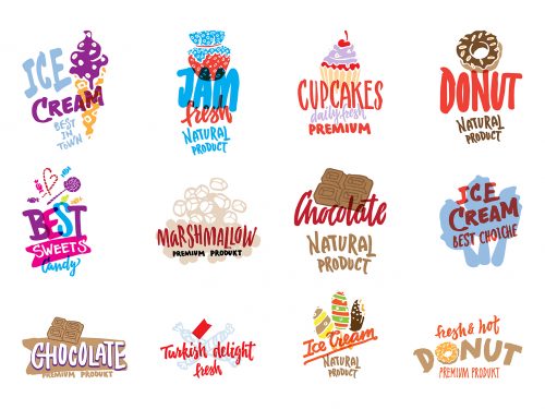 Candies and Sweets Free Vector Icons