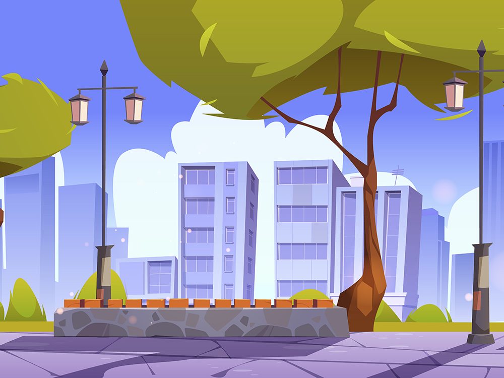 City Park Free Illustration