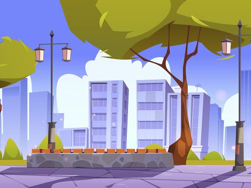 City Park Free Illustration