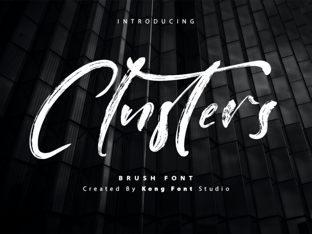 Clusters Free Font