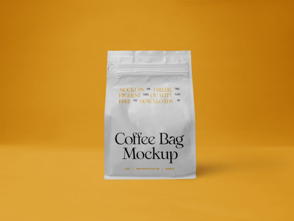 Coffee Bag PSD Mockup