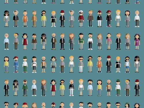 Diversity Community People Vector Icons