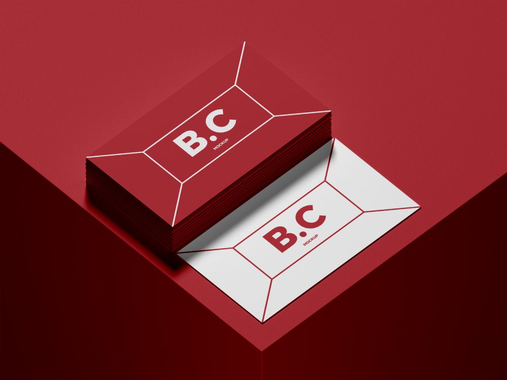 Free PSD Business Card Mockup