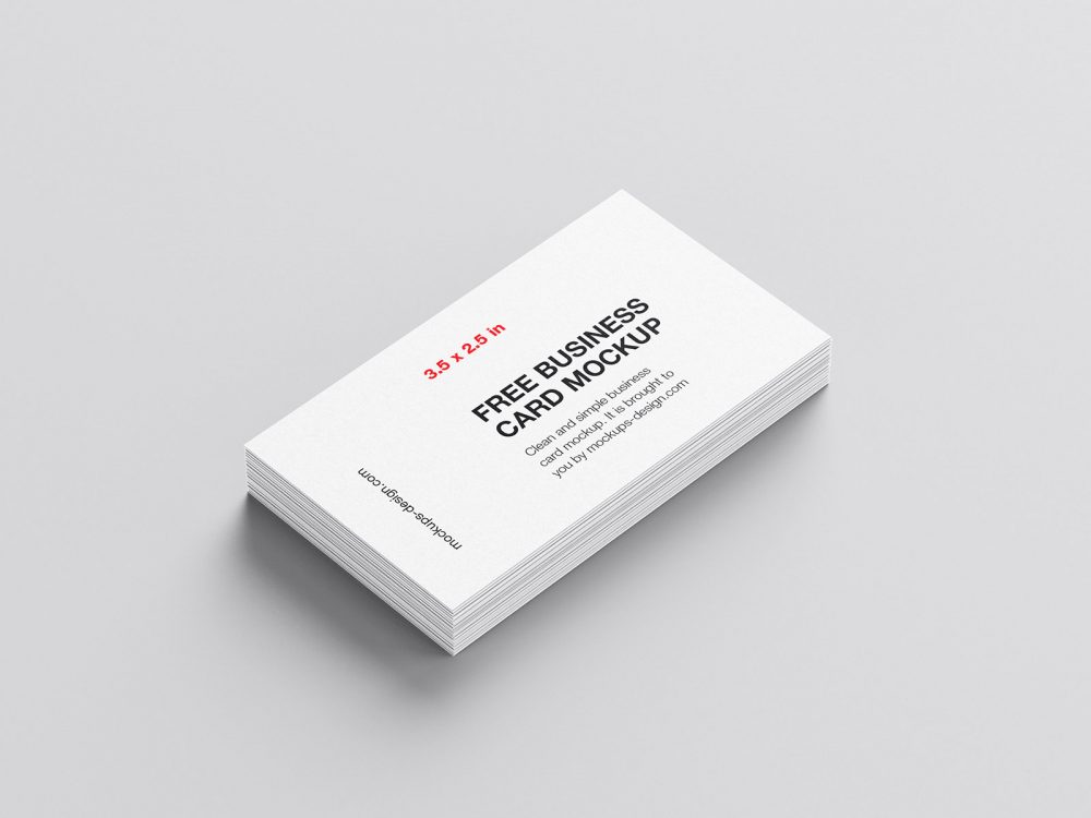 Minimalistic Business Card Mockup