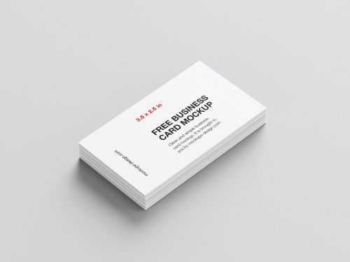 Minimalistic Business Card Mockup
