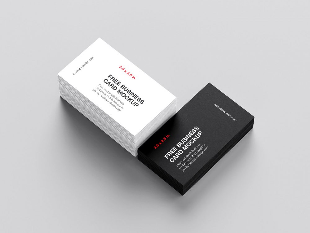 Minimalistic Business Card Mockup
