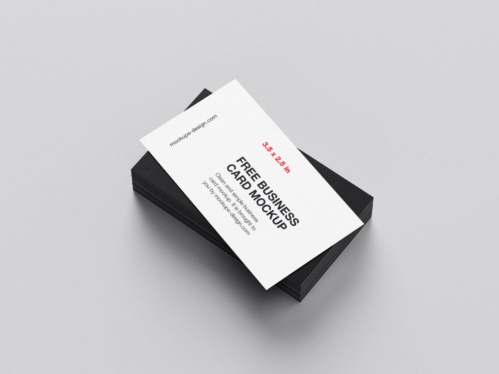 Minimalistic Business Card Mockup