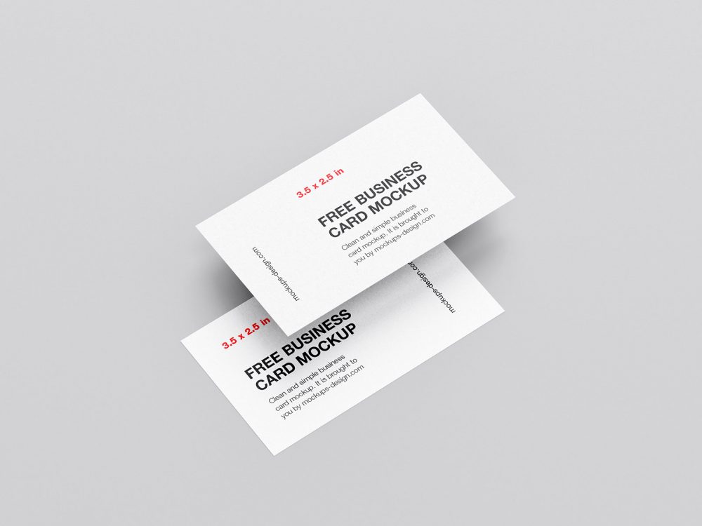 Minimalistic Business Card Mockup