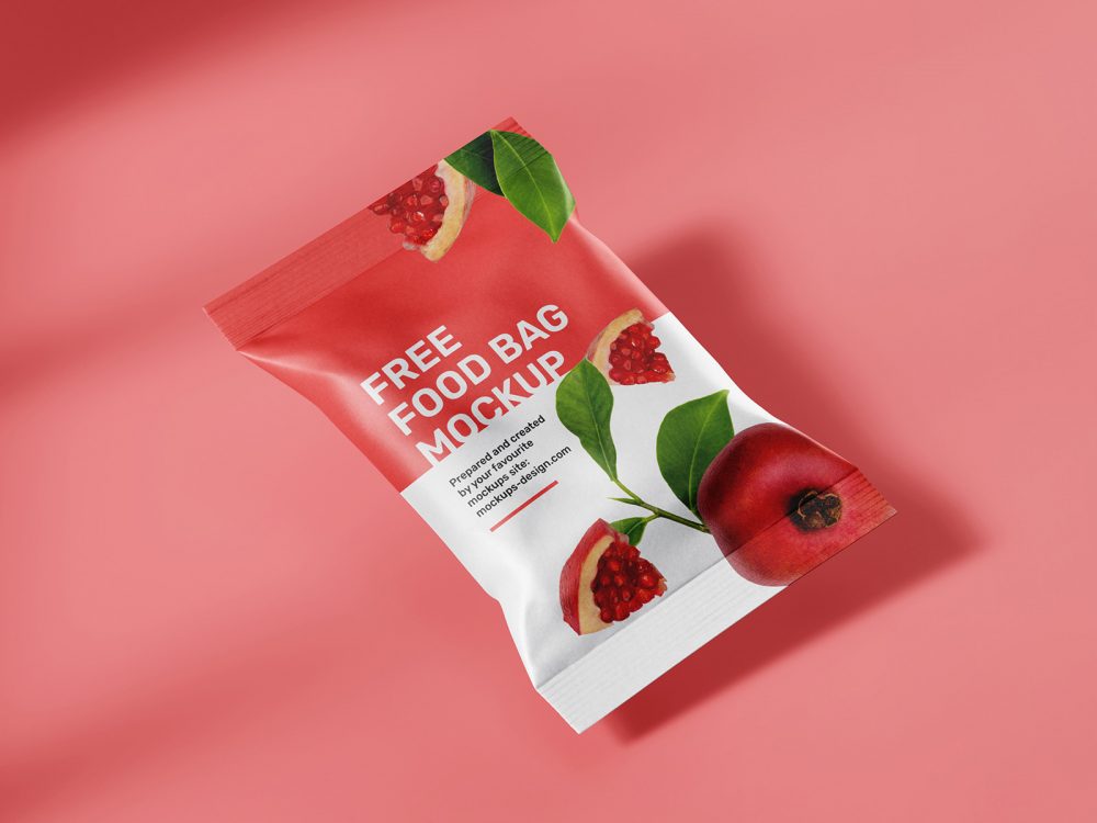 Free Food Pouch Mockup