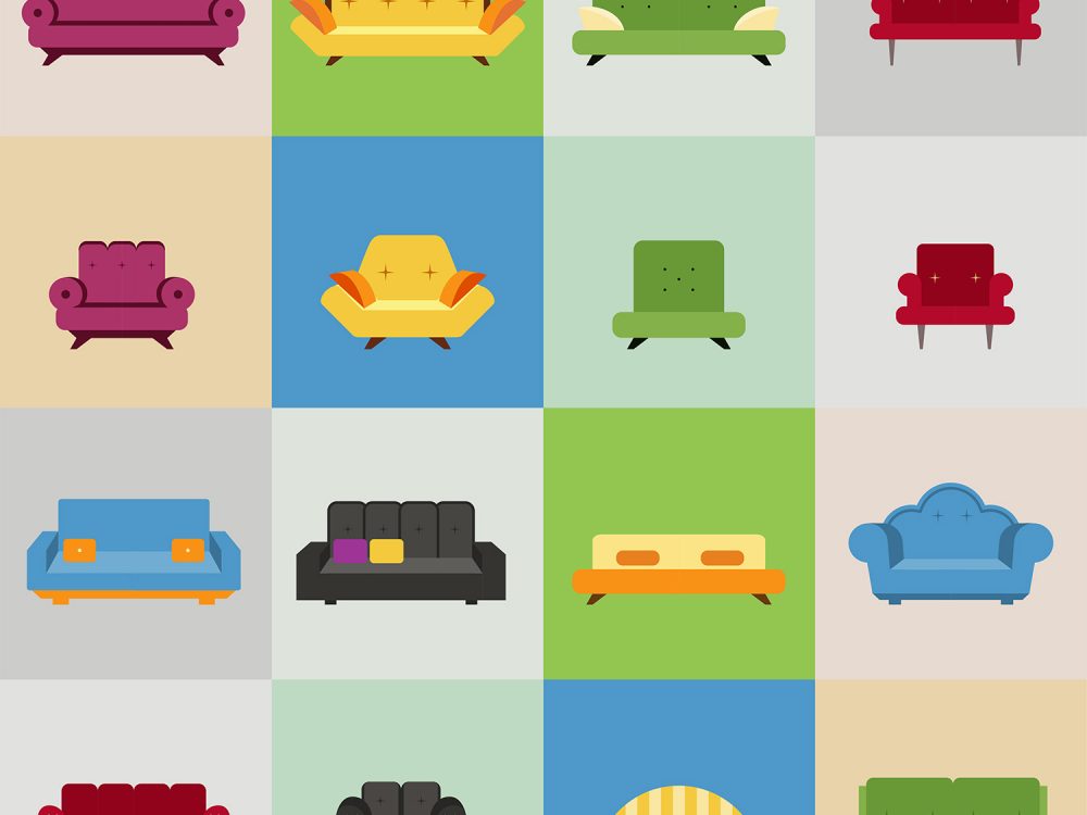 Furniture Free Vector Icon Set