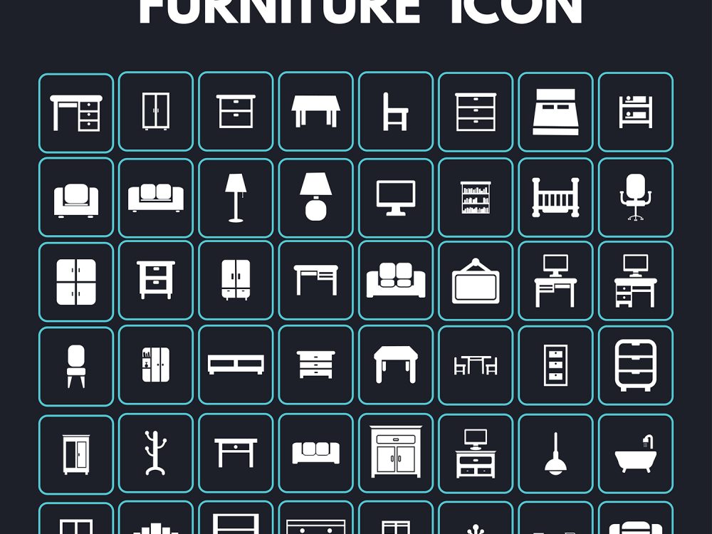 Furniture Free Vector Icon Set