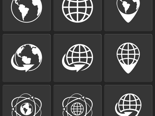 Globe Earth World Icons