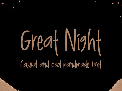 Great Night Free Font