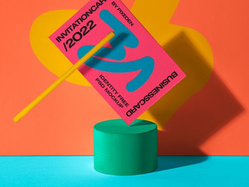 Identity Business Card Mockup