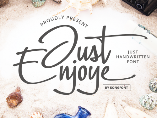 Just Enjoye Free Font