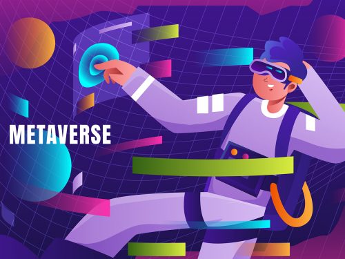 Metaverse Free Vector Illustration