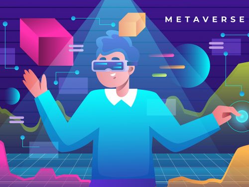 Metaverse Free Vector Illustration