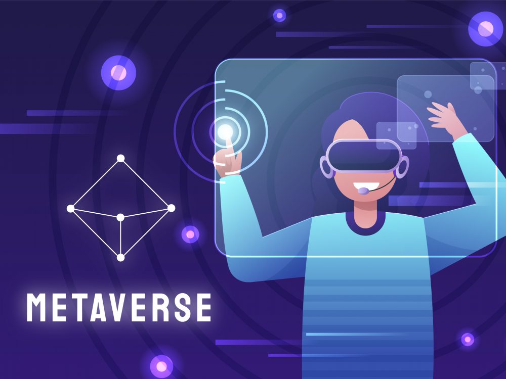 Metaverse Free Vector Illustration