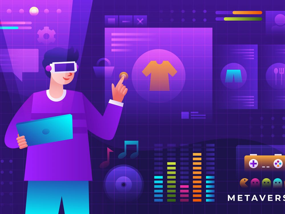 Metaverse Free Vector Illustration