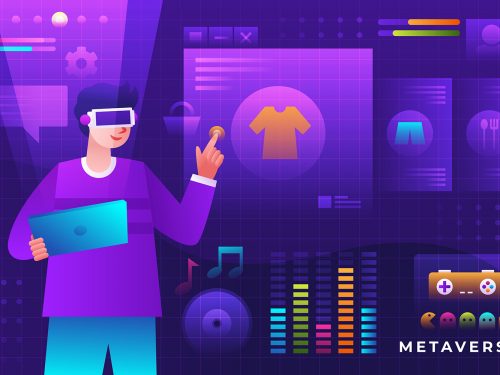 Metaverse Free Vector Illustration