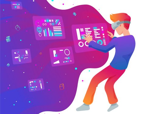 Metaverse Free Vector Illustration