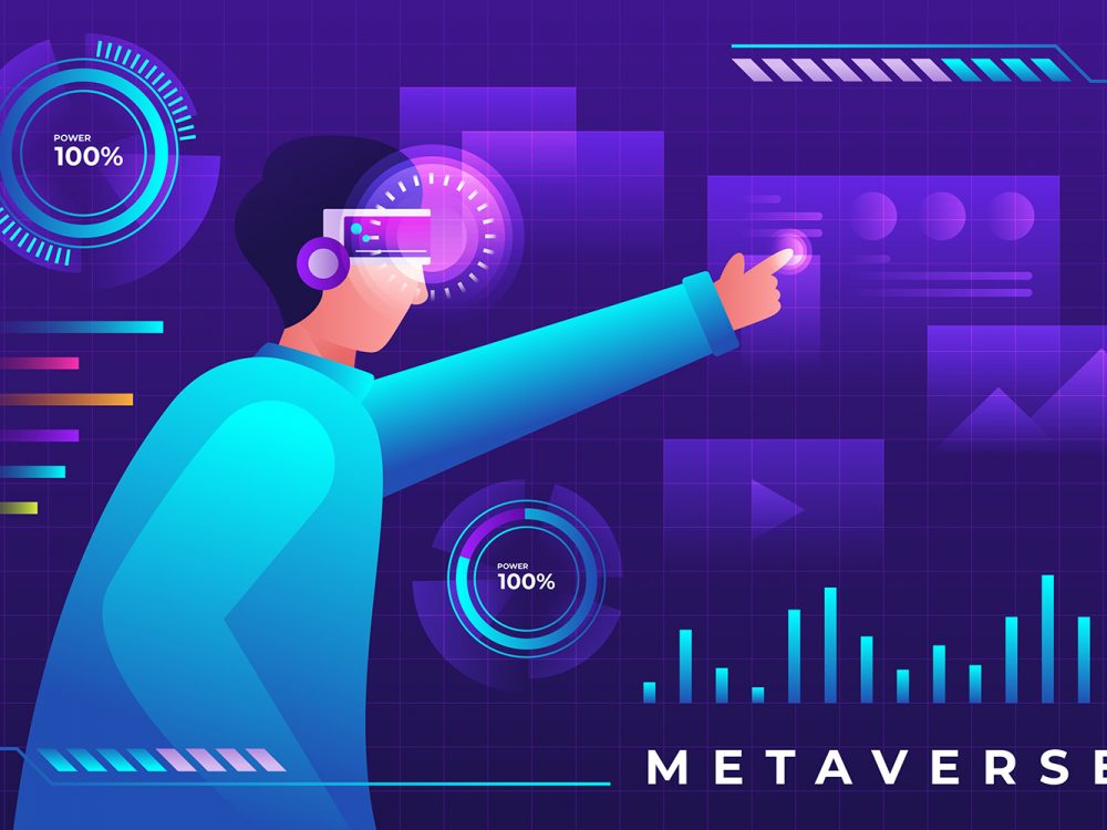 Metaverse Free Vector Illustration