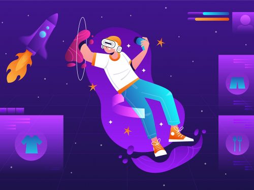 Metaverse Free Vector Illustration