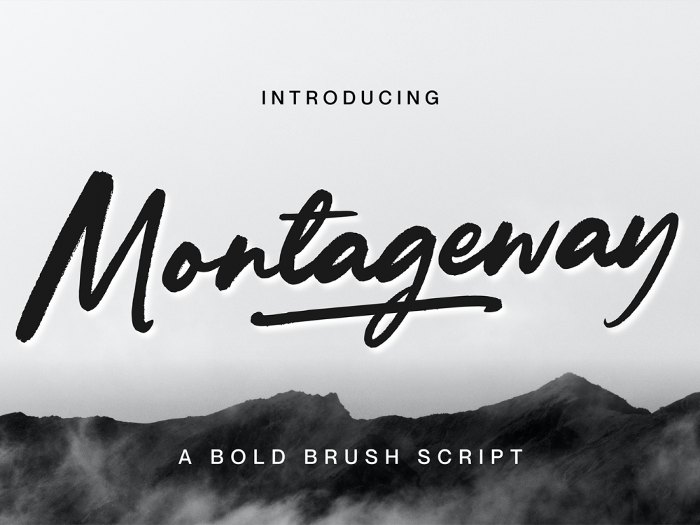 Montageway Free Font