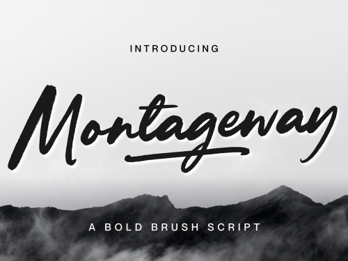 Montageway Free Font