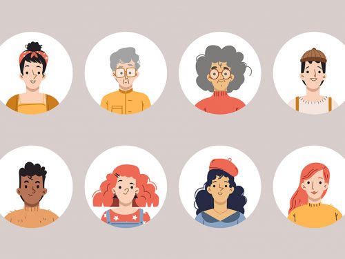People Avatars Vector Free Icon Set