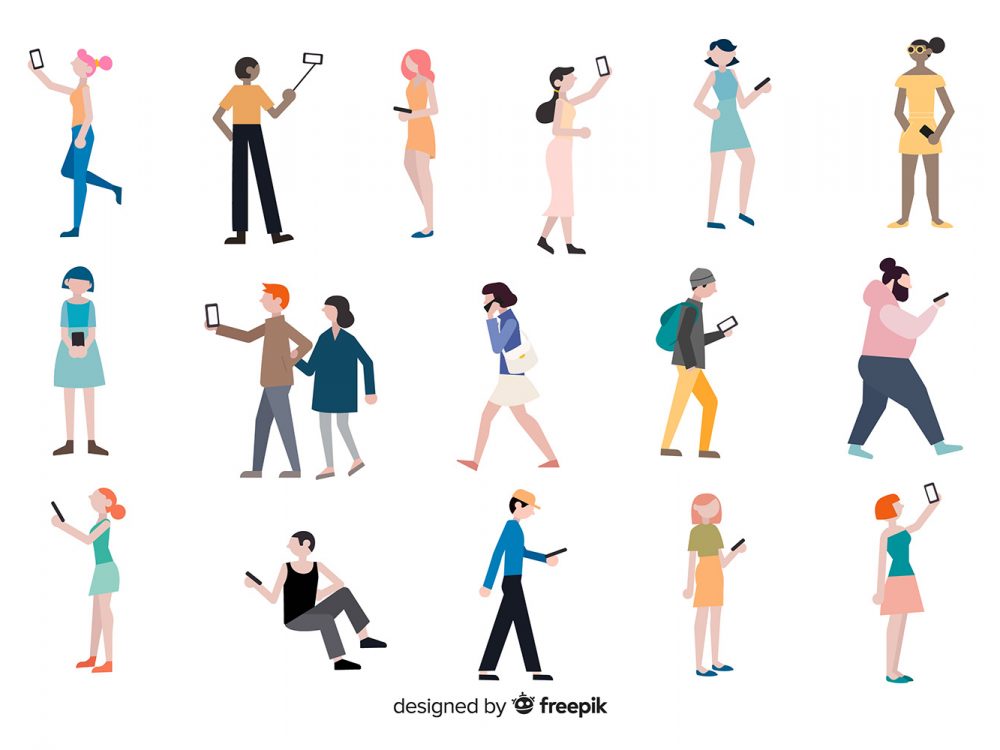 People Doing Different Actions Free Icons