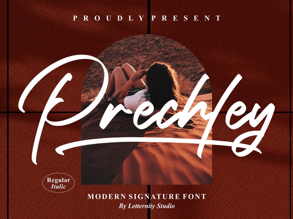 Prechley Free Font
