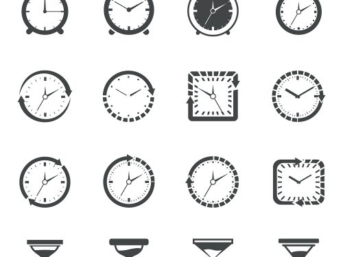 Time Icon Collection Free Vector Icons