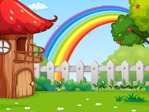 Blank Nature Park Landscape